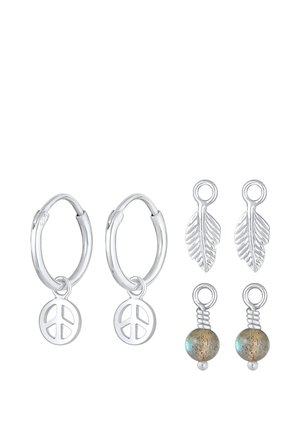 HOOPS MINIMAL PACK - Ohrringe - silver-coloured