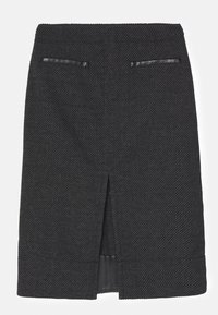 KINGSLEY SKIRT - A-linjainen hame - black/grey