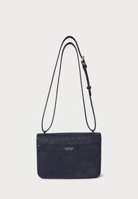 Lauren Ralph Lauren CROSSHATCH LEATHER MEDIUM SOPHEE BAG - Borsa a tracolla - navy