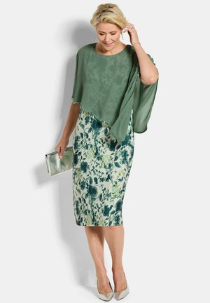 GOLDNER MIT ÜBERWURF - Robe de soirée - sage   white   floral