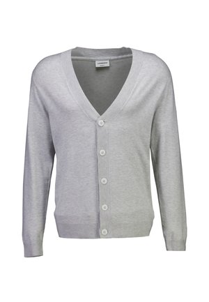 V-NECK BUTTON - Vest - fair grey mel