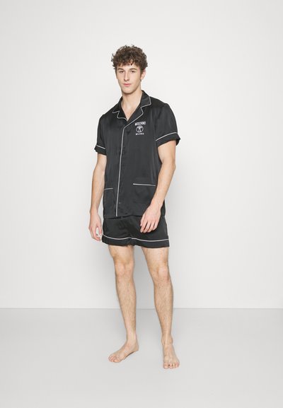 Moschino Underwear SHORT BUTTON UP PAJAMAS - Pizsamák - black
