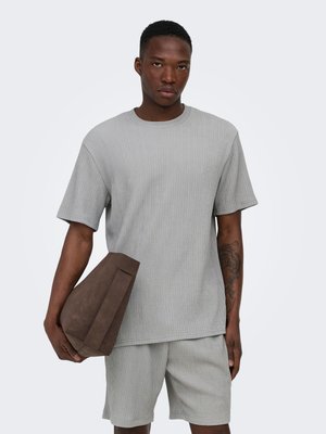 Only & Sons, T-SHIRT ONSLAZIO T-SHIRT - T-shirt basique - ultimate grey