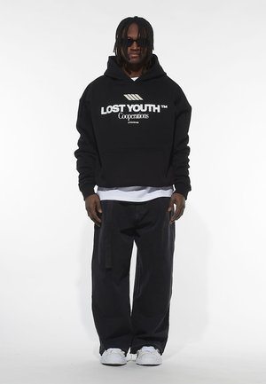 Lost Youth COOPERATIONS - Sweat à capuche - black