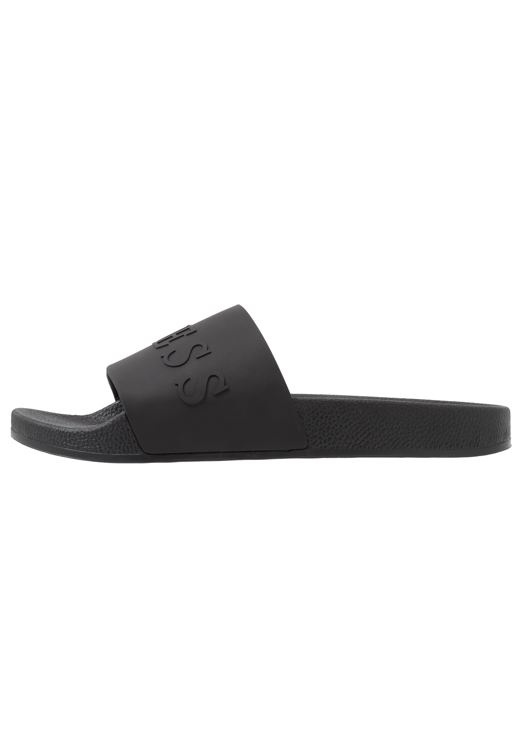 Guess SLIDES - Badslippers - black/Zwart - Zalando.nl