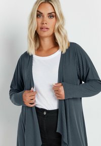 Yours Clothing WATERFALL - Kofta - blue