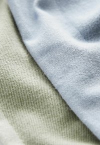 Next LONG SLEEVE CHECK 2 PACK  - REGULAR FIT SET - Pyjama - blue sage green stripe