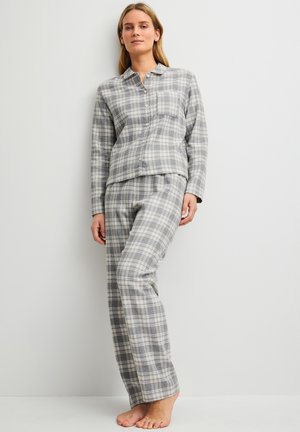 Calida, PLAID DREAMS FLANNELL-PYJAMA MIT KNÖPFEN SET - Pyjama - chateau