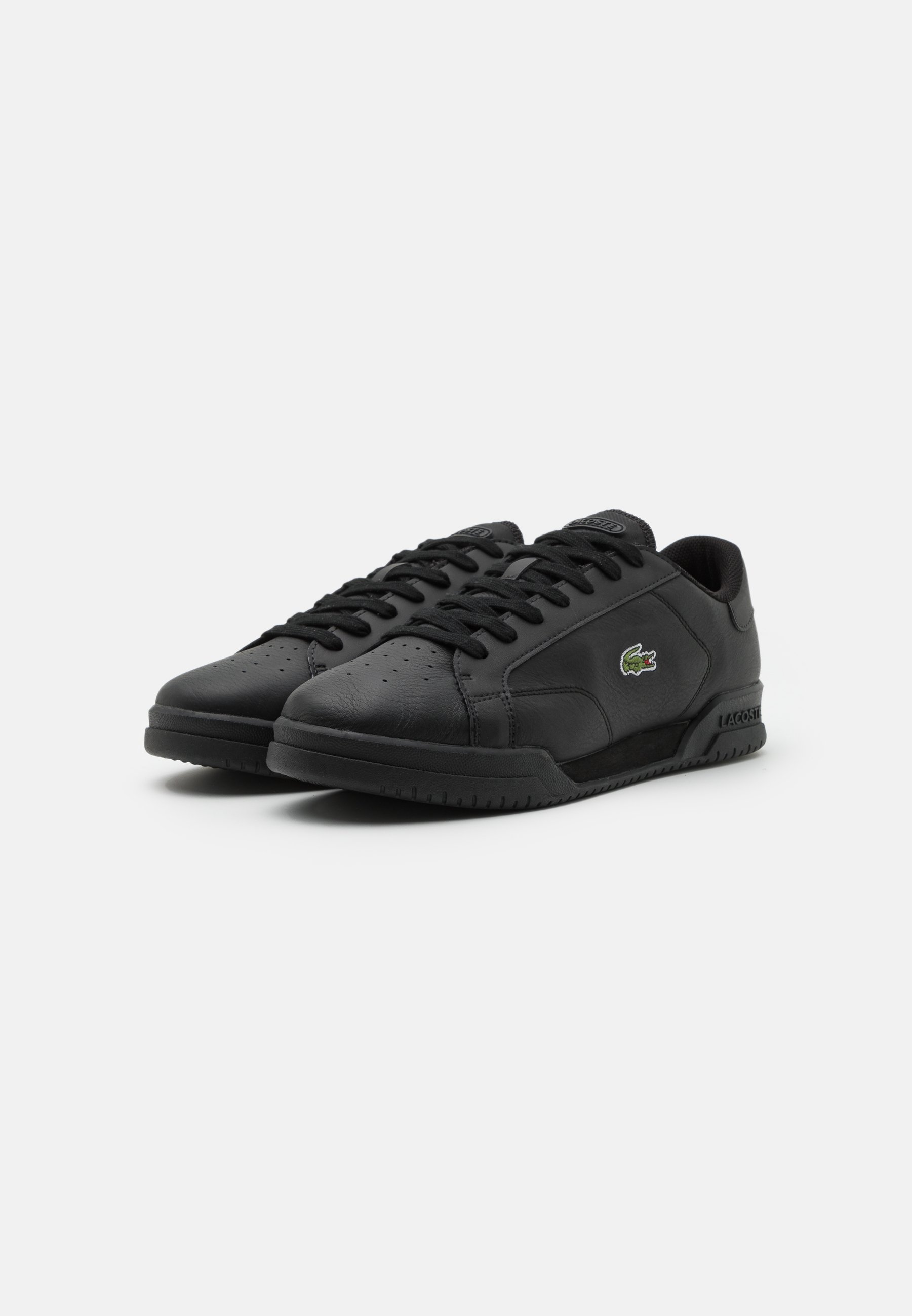 Lacoste TWIN SERVE - Sneakers laag - black/Zwart - Zalando.nl