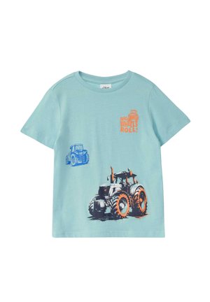 T-Shirt print - helles türkis