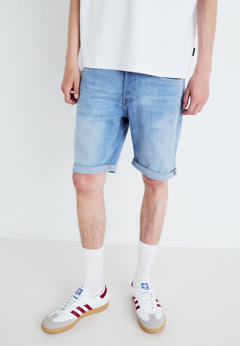 Shorts De Vaquero Para Hombre Jack & Jones PLUS - Corte Casual, Tela Denim