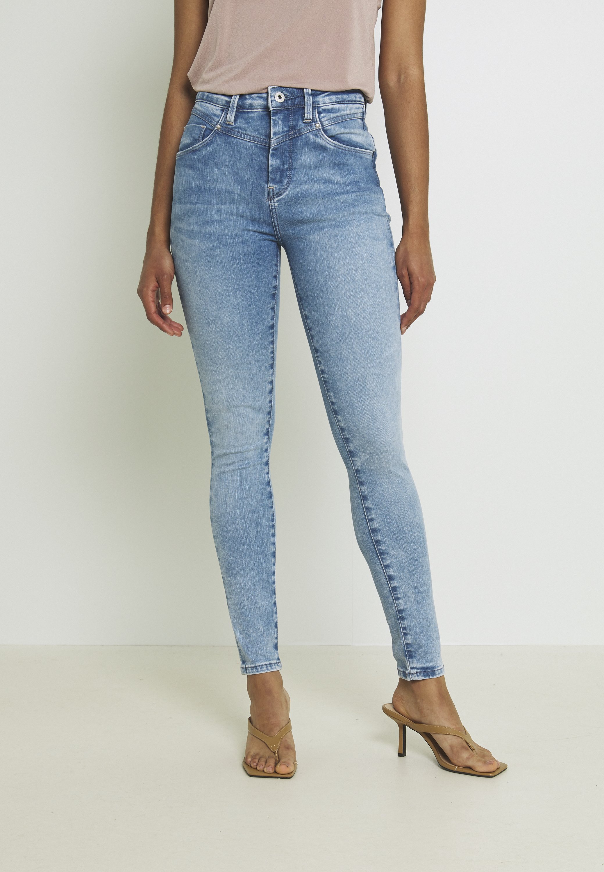 Pepe Jeans DION RETRO - Jeans Slim Fit - denim/light-blue denim - Zalando.de