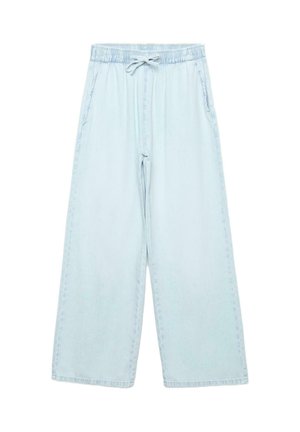 Stradivarius, Wide Leg - mottled royal blue