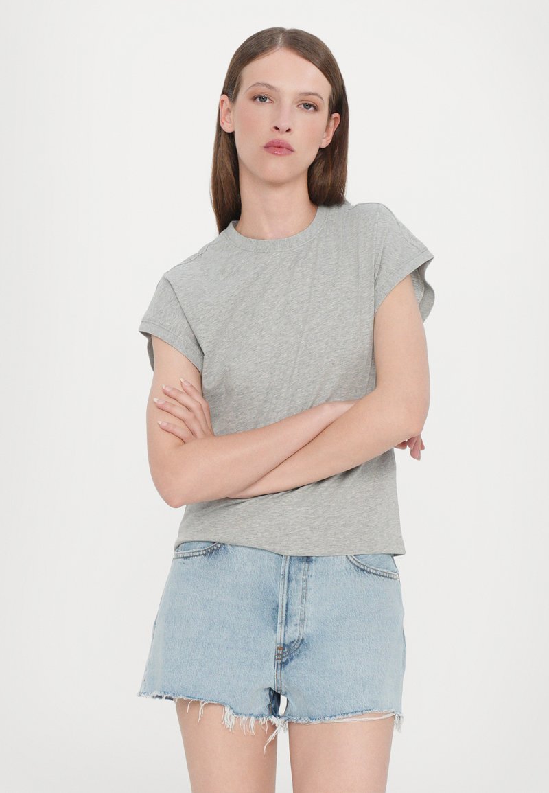 FRAME THE MUSCLE TEE - T-shirt basic - grey