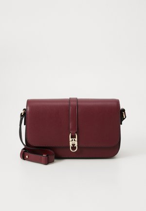 Tommy Hilfiger LIBRE FLAP CROSSOVER - Schoudertas - deep rouge
