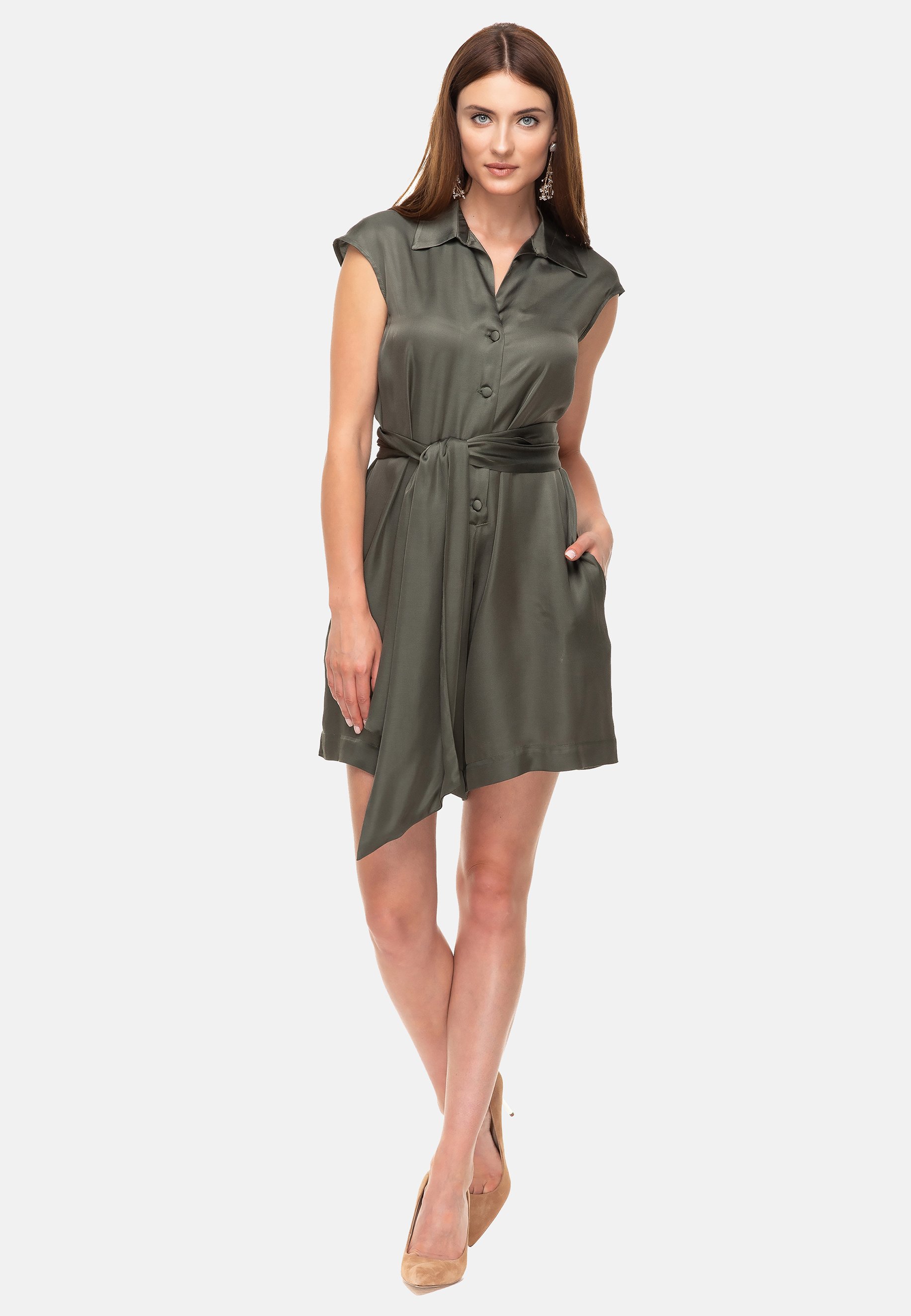Pietro Brunelli Milano Tuta jumpsuit - grape leaf/verde scuro - Zalando.it
