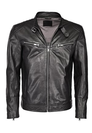 Lederjacke - black