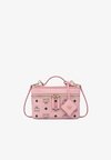 AREN VI LTHR MIX CROSSBODY MNI PZ - Чанта за носене през рамо - pink