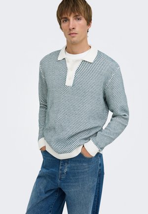 Only & Sons, ONSADRIAN STRUCTURE - Maglietta a manica lunga - cloud dancer
