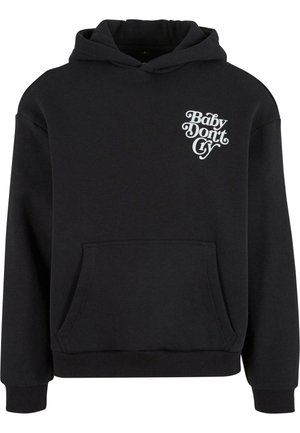 Upscale by Mister Tee, DON‘T CRY FLUFFY  - Kapuutsiga pusa - black