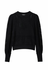 Desigual Stickad tröja - black