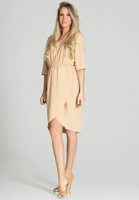 Figl Etuikleid - beige