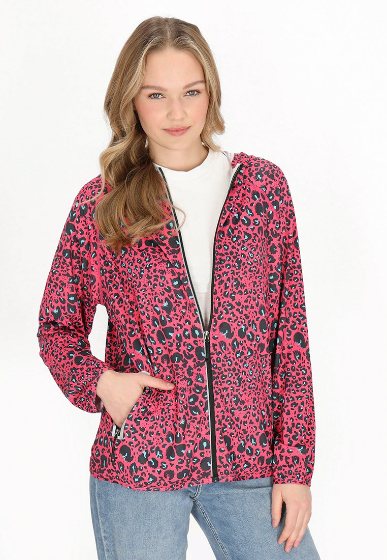 dreimaster Sweater met rits donkerroze dreimaster Sweater met rits donkerroze