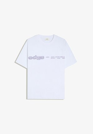 Bershka, RELAX GRAFFITY PRINT - TSHIRT - Nyomott mintás póló - white
