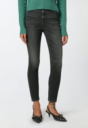 SUSAN NO BELT - Jeans Skinny Fit - dark grey dirty wash