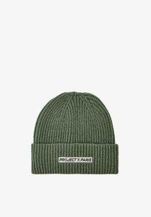 Project X Paris BRODÉ - Gorro - olive foncé