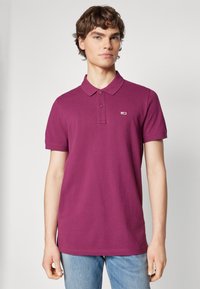 Tommy Jeans SLIM PLACKET  - Polo - valley grape
