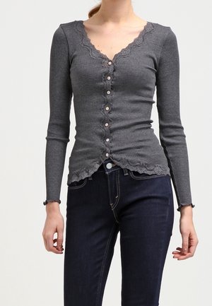 Chaqueta de punto - dark grey
