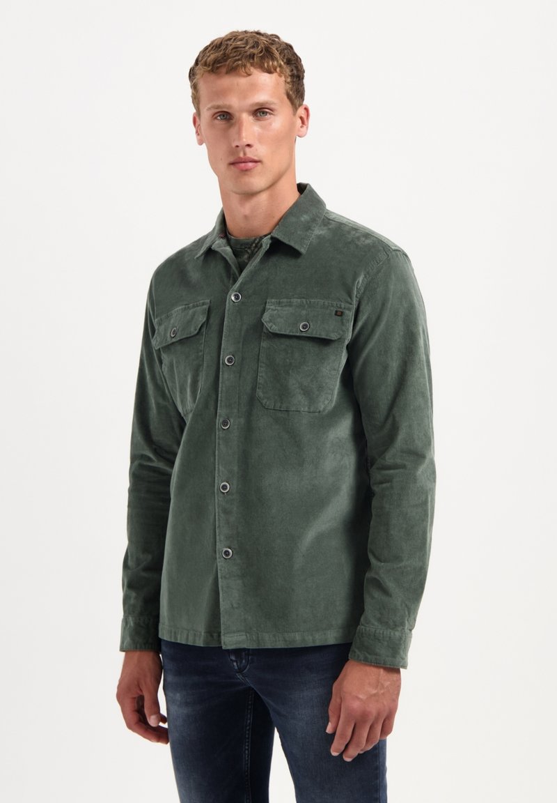 NO EXCESS BUTTONED OVER - Lichte jas - dark green