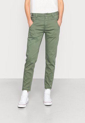 Trousers - mottled olive