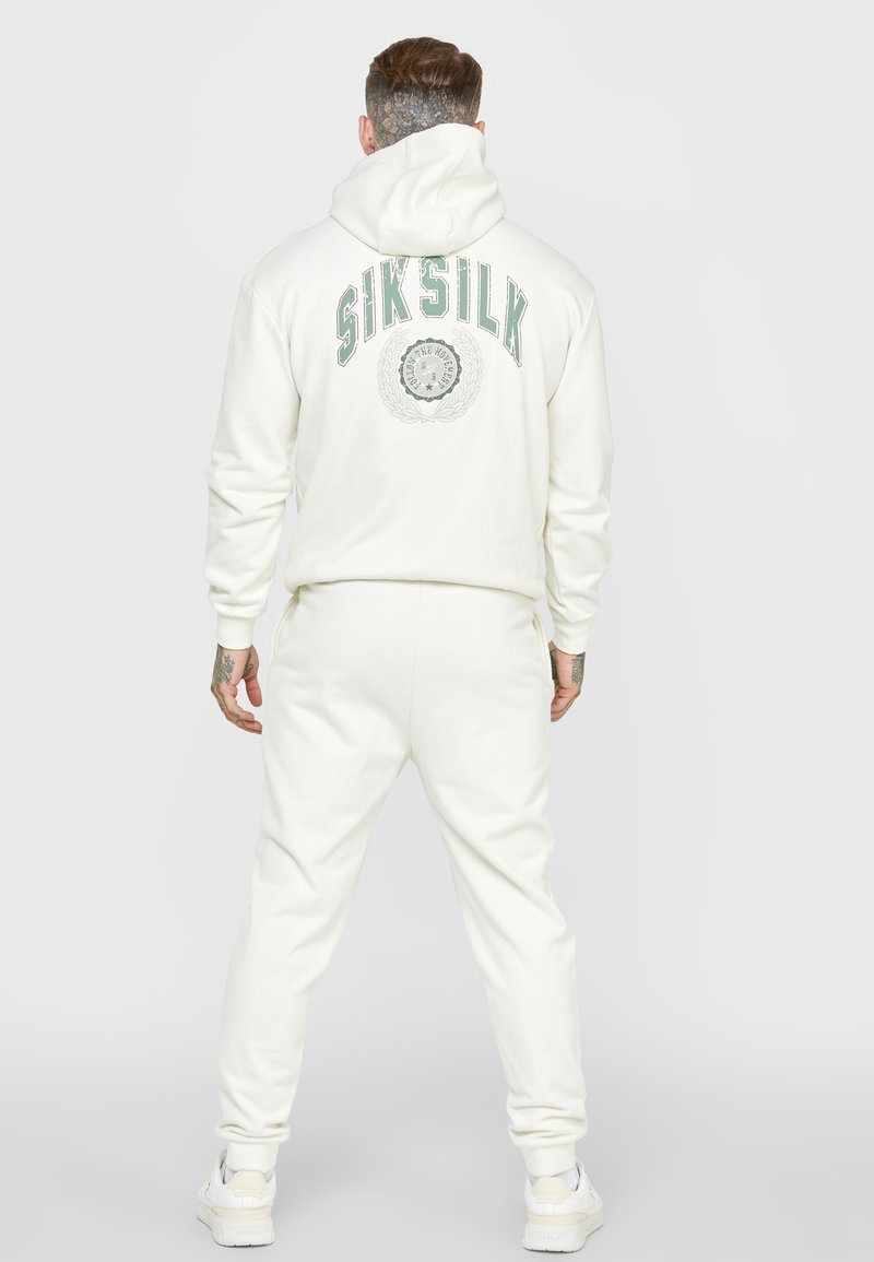 SIKSILK VARSITY HOODIE - Felpa - ecru