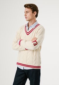 Pepe Jeans PACE - Strickpullover - ivory white