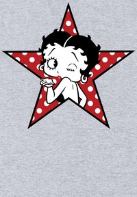 Henry Tiger BETTY BOOP WINK POLKA DOT STAR - Camiseta estampada - heather grey