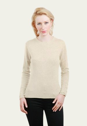COL ROND - Pullover - taupe