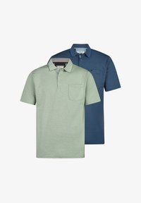 Unausgewählt, dunkelblau/grün