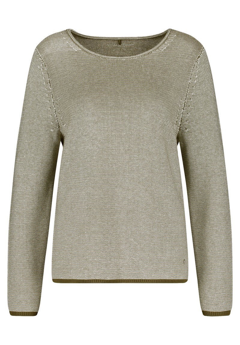 Damen Strickjacken | Gerry Weber Strickpullover light khaki/khaki - DO02789 Damen Strickjacken | Gerry Weber Strickpullover light khaki/khaki - DO02789