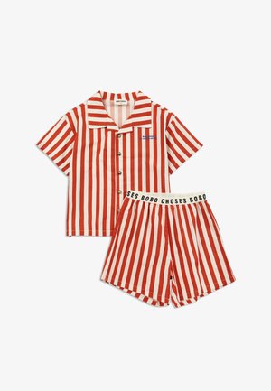 Bobo Choses, BOLD STRIPE - PYJAMA SET UNISEX - Pyjama - red