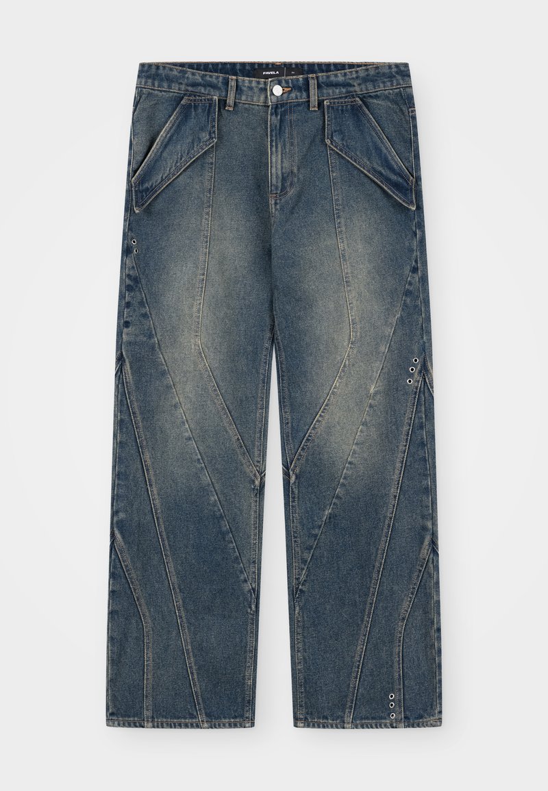 FAVELA Relaxed fit jeans blauw