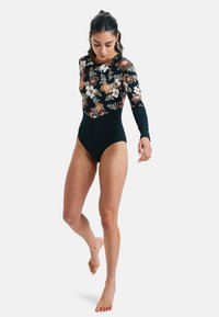 Roxy FASHION - LONG SLEEVE - Swimsuit - black