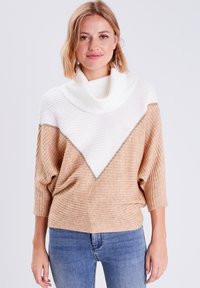 Cache Cache ROLLKRAGEN - Pullover - beige