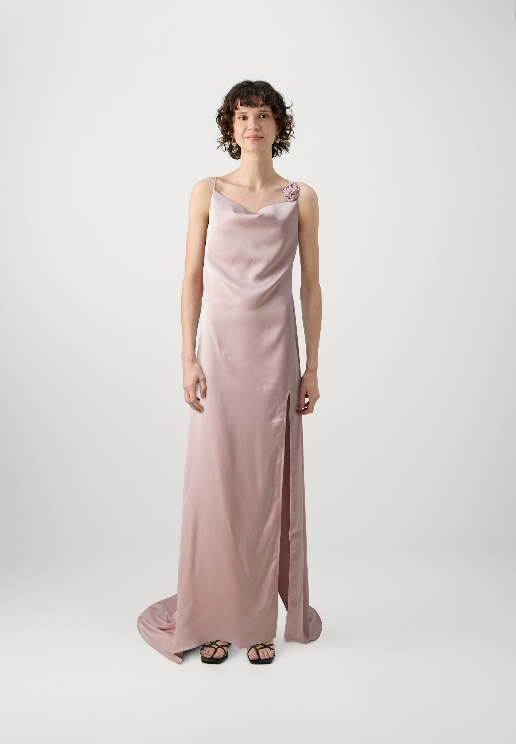 strapless open back dress Tiered Pastel Mini Dress - All Dresses main image 1
