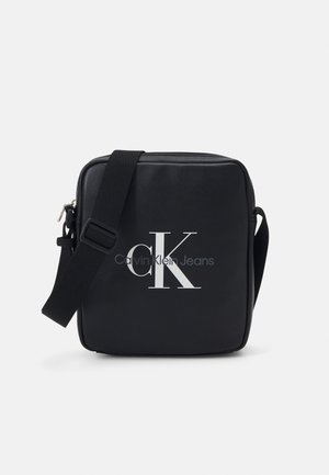 Calvin Klein Jeans MONOGRAM SOFT REPORTER UNISEX - Τσάντα χιαστί - black