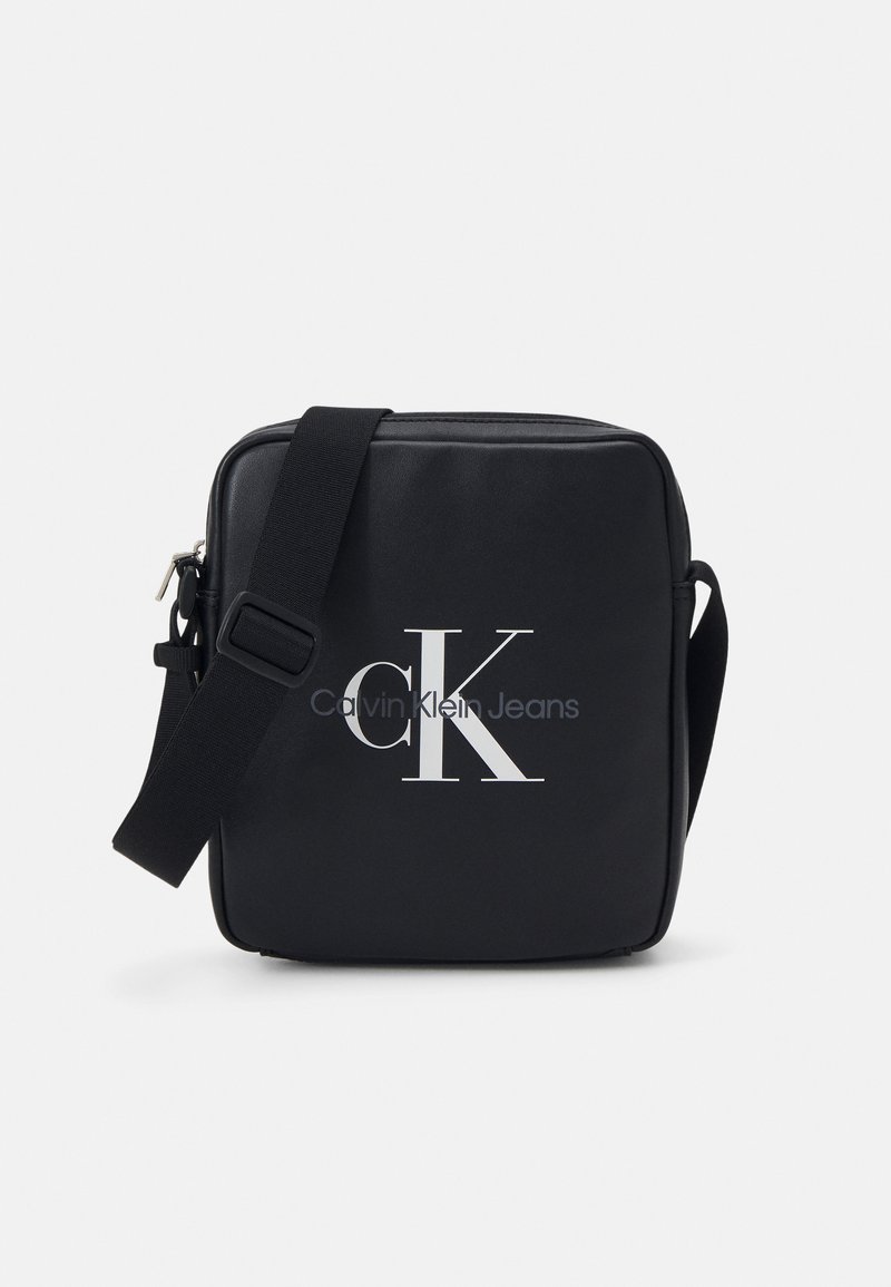 Calvin Klein Jeans MONOGRAM SOFT REPORTER UNISEX - Τσάντα χιαστί - black