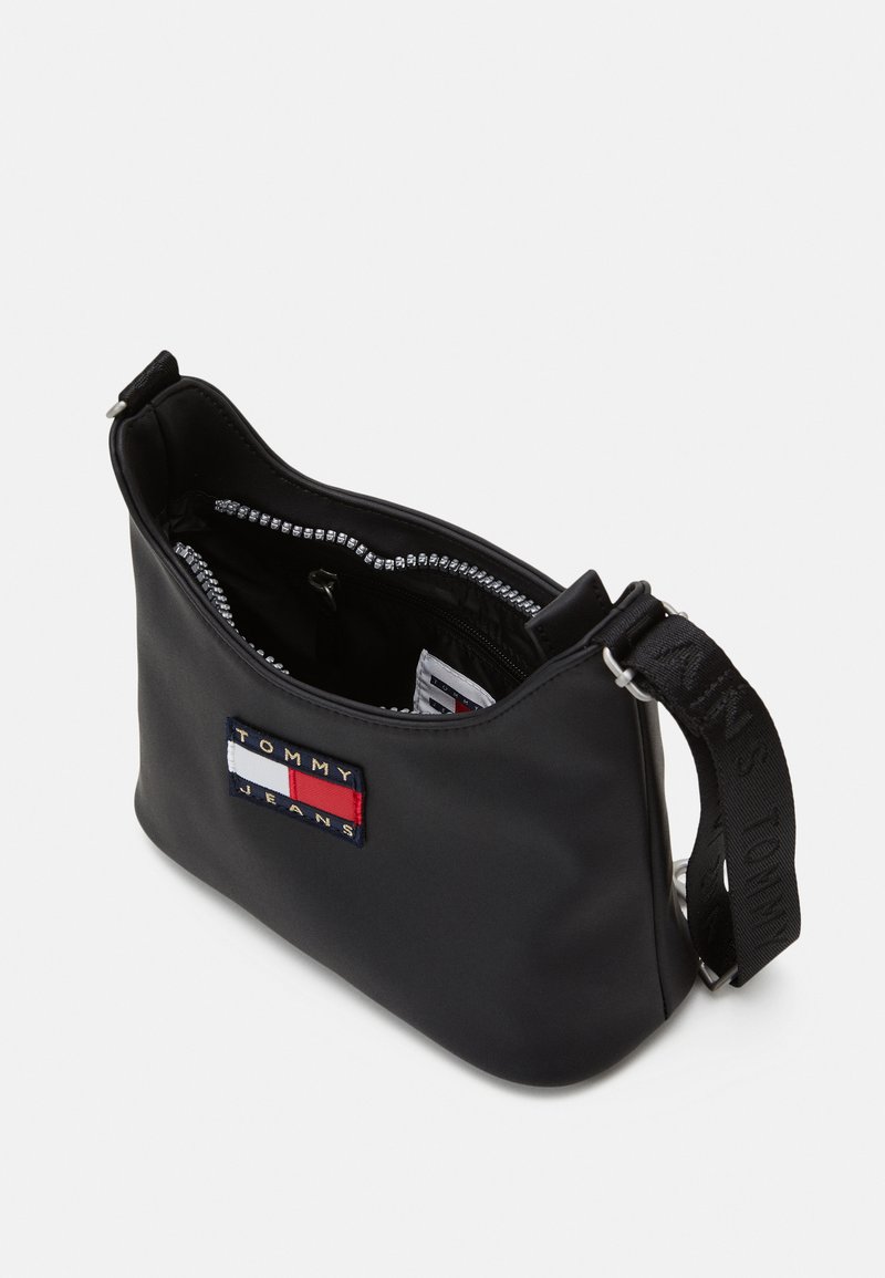 Tommy Jeans HERITAGE SHOULDER BAG Handbag black Zalando.co.uk