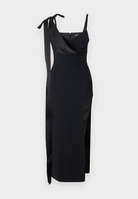 BOW DETAIL OPEN LEG DRESS - Ballkleid - black