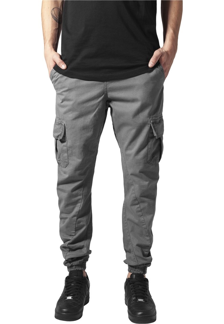 Urban Classics JOGGING - Cargobroek - darkgrey/Donkergrijs - Zalando.nl